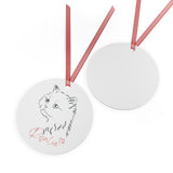 Pet Ornament for Christmas Tree - Personalized with Your Pet's Name and Image of Pet/Breed Printify