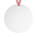 Our First House Ornament for Christmas Tree - Personalized with First Names, Address, City, State, and Year Printify