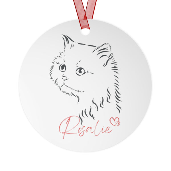 Pet Ornament for Christmas Tree - Personalized with Your Pet's Name and Image of Pet/Breed Printify