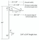 Metal Garden/Yard Stake Metalcraft Industries
