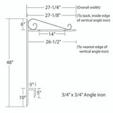 Metal Garden/Yard Stake Metalcraft Industries