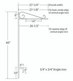 Metal Garden/Yard Stake Metalcraft Industries