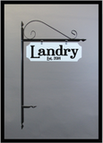 Personalized 18" Metal Garden/Yard Sign with 60" Stake Metalcraft Industries