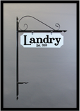 Personalized 18x6 Metal Garden/Yard Sign with 36" Stake Metalcraft Industries