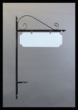 Personalized 18x6 Metal Garden/Yard Sign with 36" Stake Metalcraft Industries