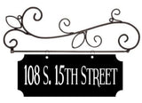1-Sided CustomMetal Indoor/Outdoor Sign with Decorative Wall Hanger Plush