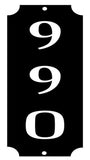 2-Sided Custom/Personalized Metal Indoor/Outdoor Wall Mounted Sign 6x12 - Address, Welcome, Business, Bed&Breakfast, Porch Sign Plush