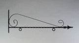 24" Light Duty Scroll Blade Sign Bracket - NO SIGN Plush