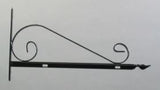24" Light Duty Scroll Blade Sign Bracket - NO SIGN Plush