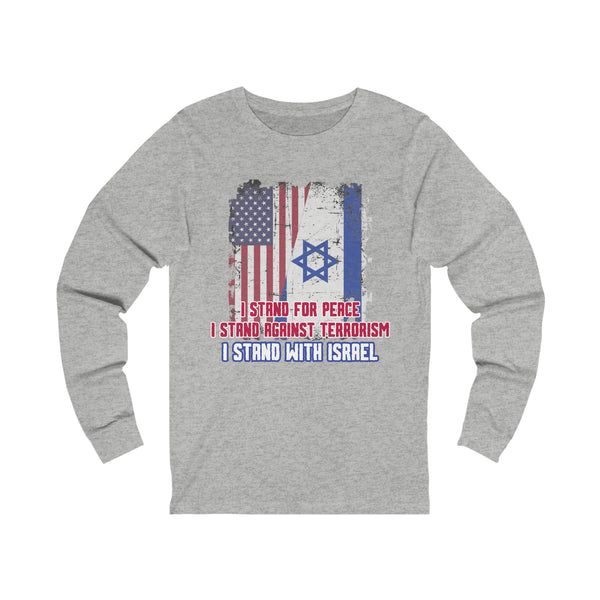 I Stand with Israel Long Sleeve T-Shirt