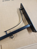 24" Modern Straight Sign Bracket with Simple Arch - NO SIGN Plush