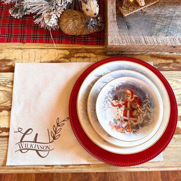 Custom Holiday Placemats - Set of 2
