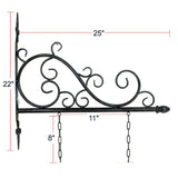 Sign Bracket - NO SIGN 24" Light Duty Scroll Blade