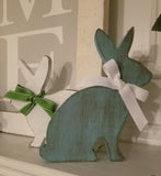 6" or 8" Custom Wood Shelf Bunny