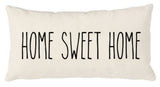 12x20 Natural Canvas Pillow - Home Sweet Home - Rae Dunn Inspired Plush