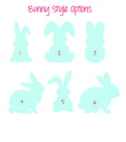 Bunny Cutout for DIY Crafting Plush