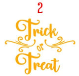 Halloween Stickers, Trick or Treat Stickers, Vinyl Stickers Custom Halloween and Fall Stickers, Fall Decor, Halloween Decor