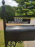 Custom Metal Address Plate/Number Plate for Mailbox