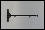 14x24 Custom Cut, 2-sided Metal Sign with 24" Bracket Plush