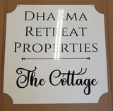 2-sided Custom Metal Sign in Several Sizes Plush