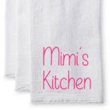 GiGi's Kitchen/Personalized Kitchen Flour Sack Towel-Name