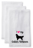 I love my ... Dog/Cat/Personalized Kitchen Flour Sack Towel