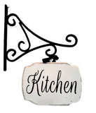 Custom Hanging Sign- Wood Sign With Hanging Hardware- Custom Business Sign, Home Sign, Family Name Sign, Etc. 9"x7" Plush